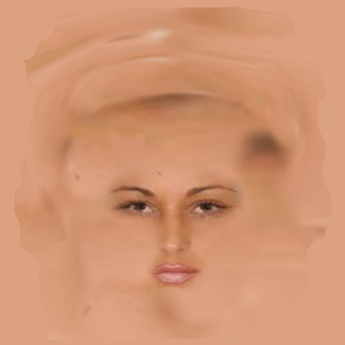 male face texture map