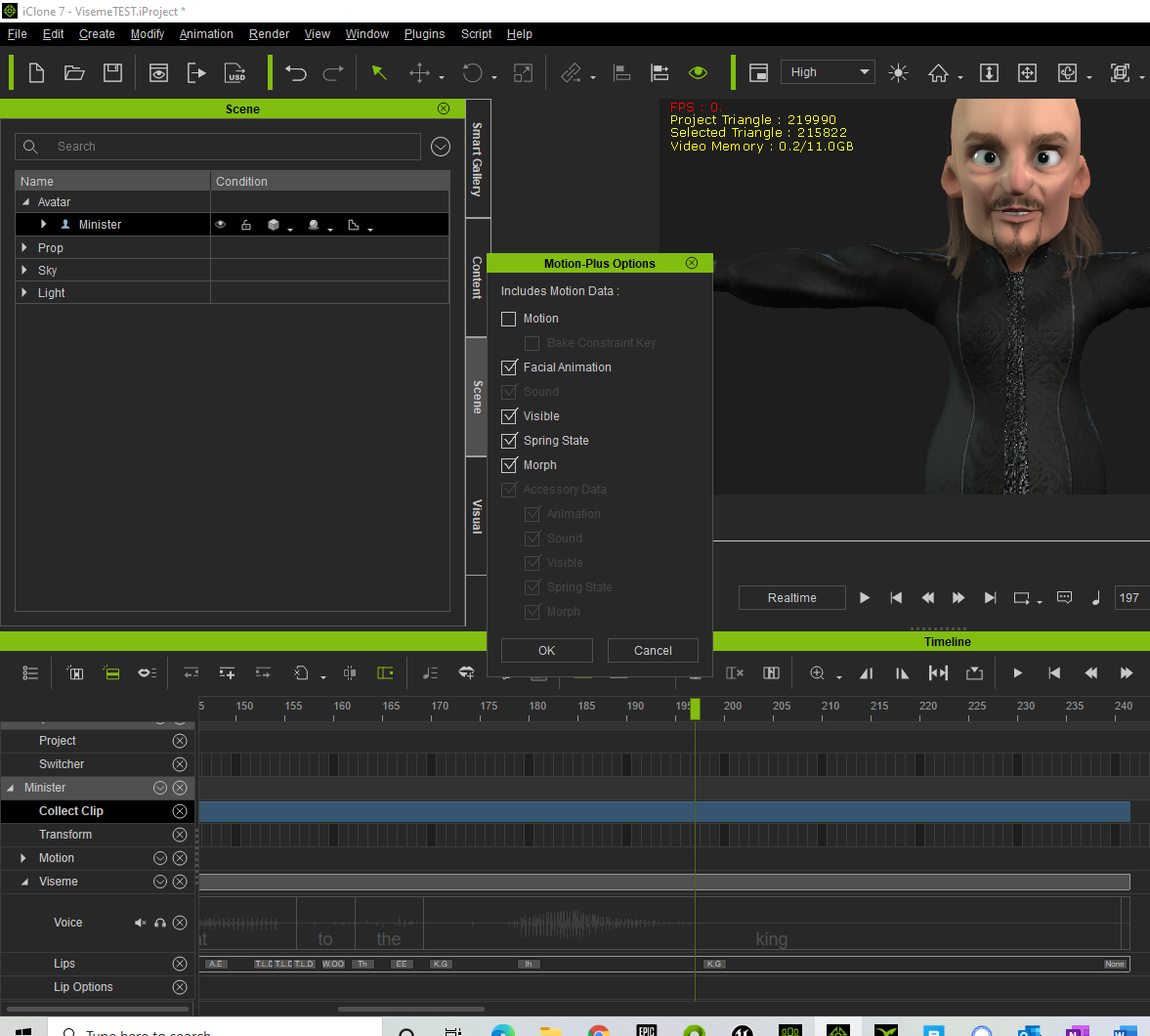 Exporting Viseme facial animation from iclone to Unreal Engine