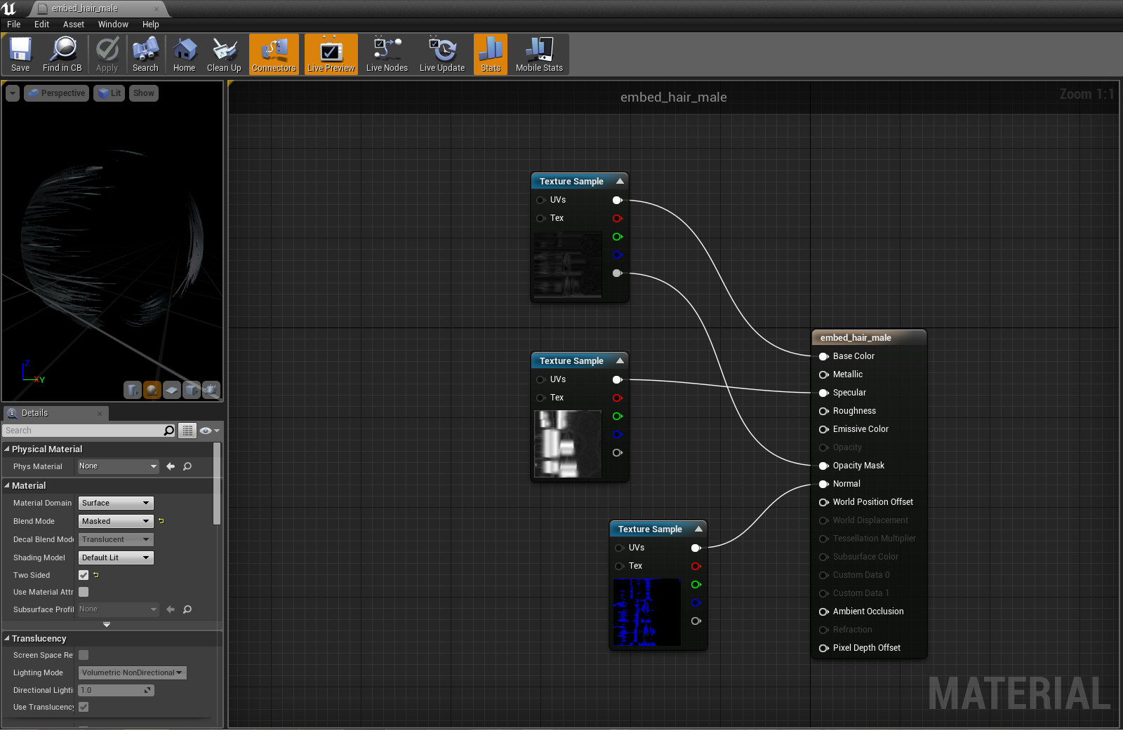 Material Blend Modes in Unreal Engine