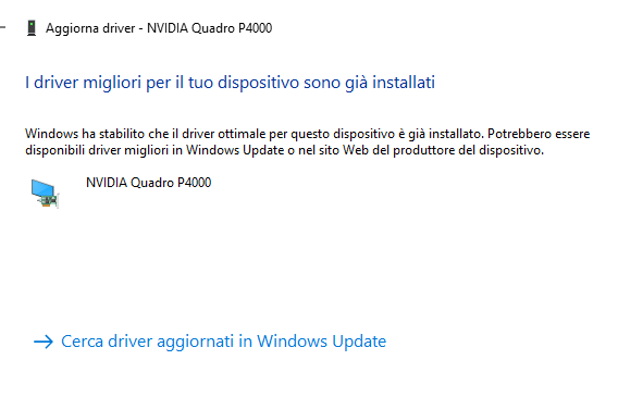 Driver quadro online p4000