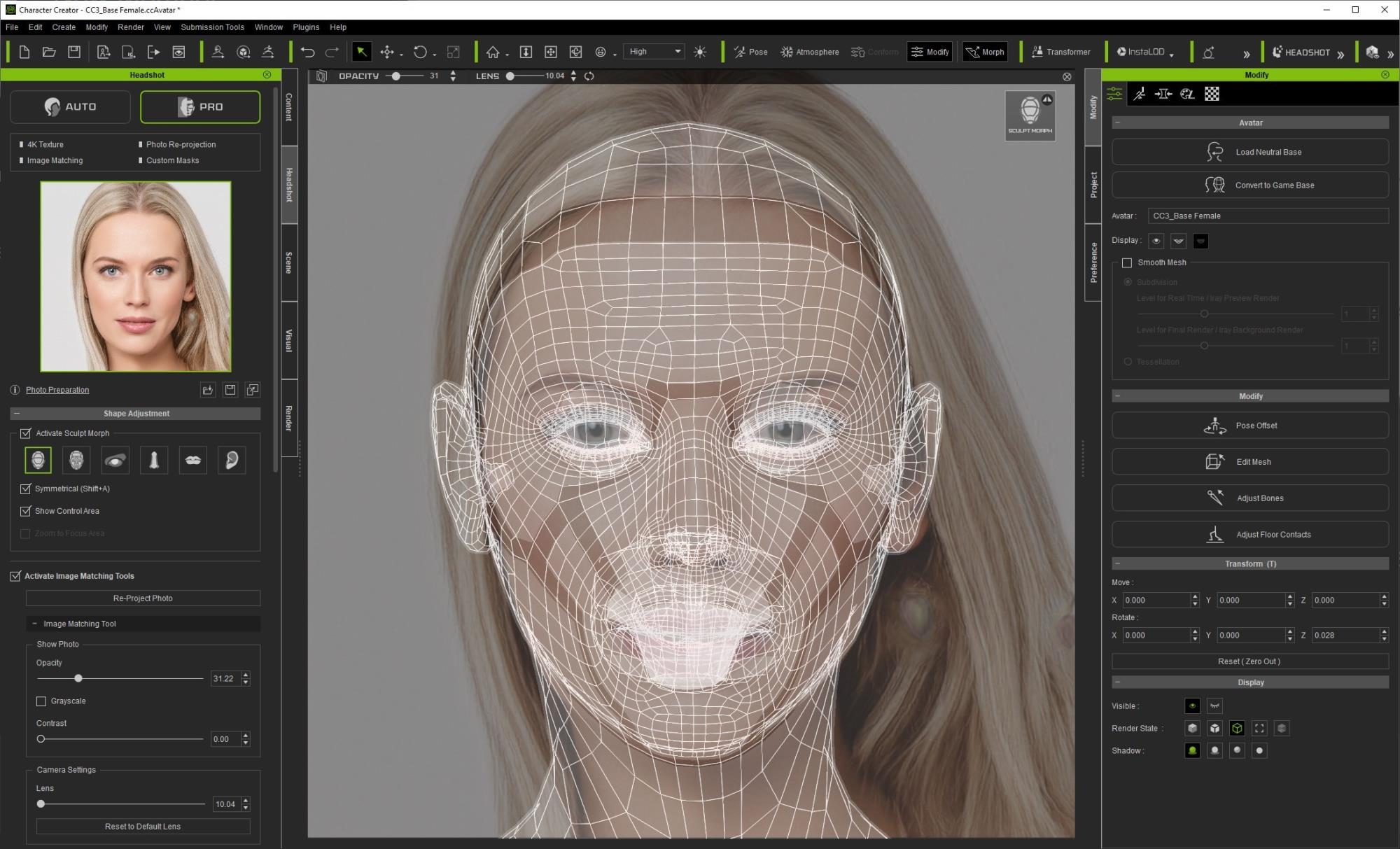 Blender Face Builder