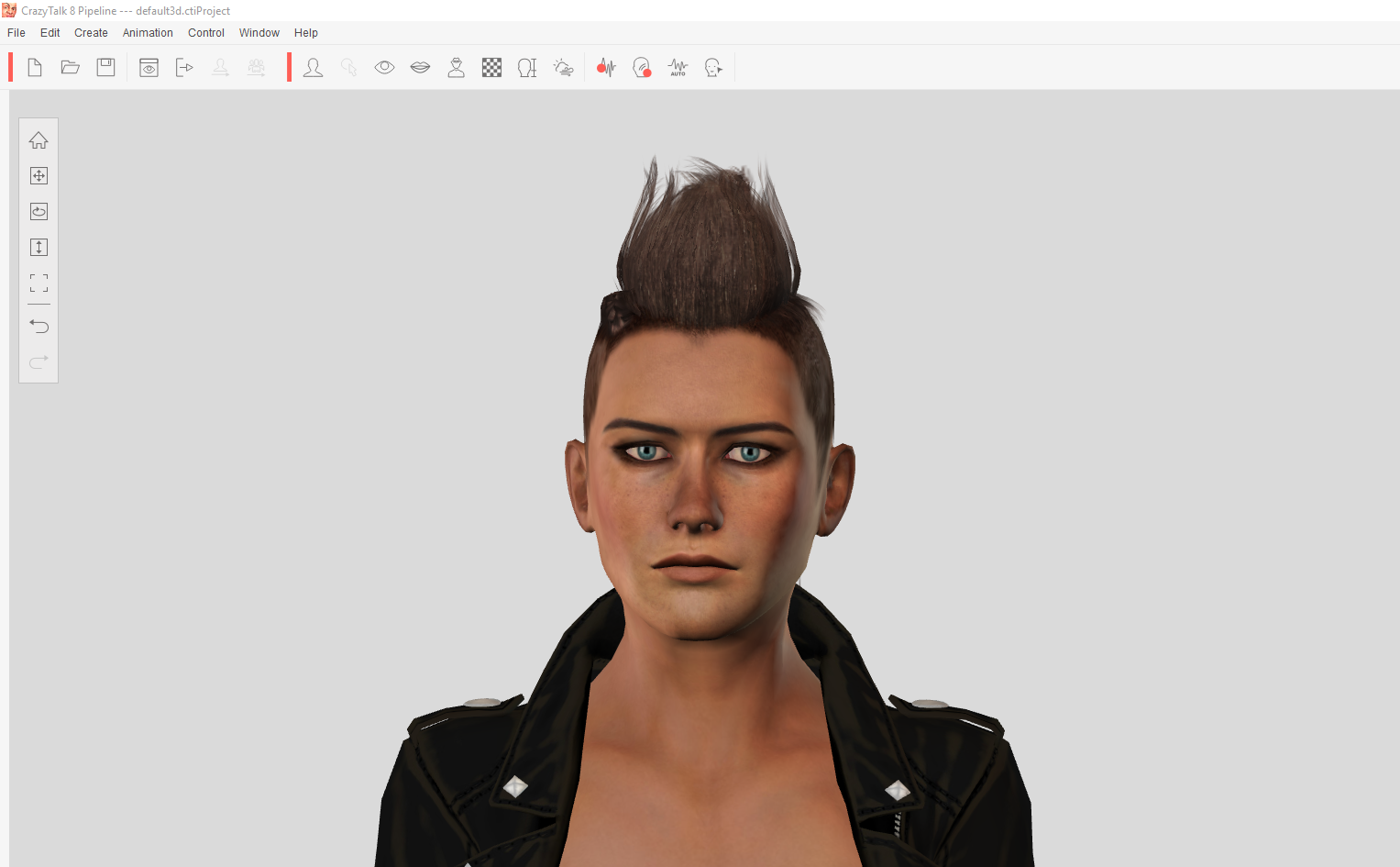 import crazytalk 7 character into website