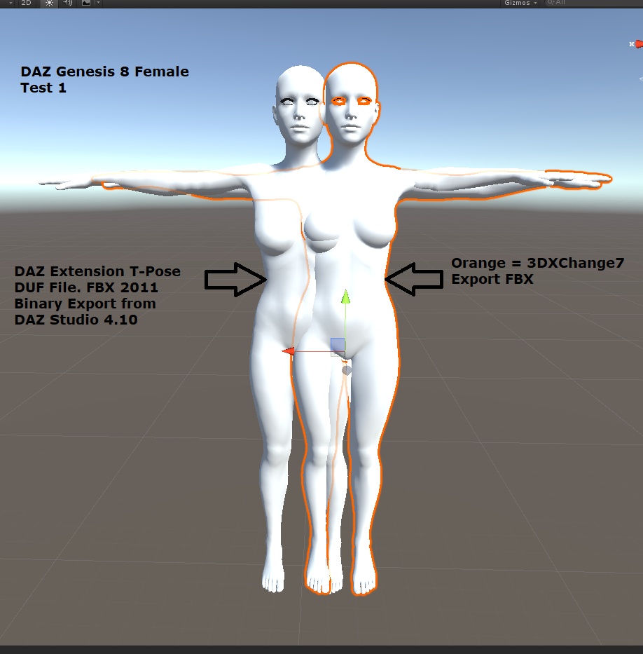 nude daz models unity 3d