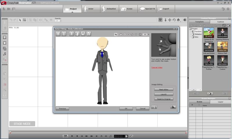 crazytalk animator 2 linking videos together