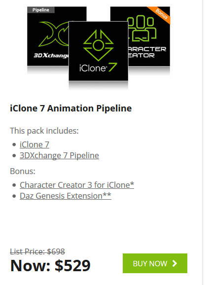 iclone 7 price