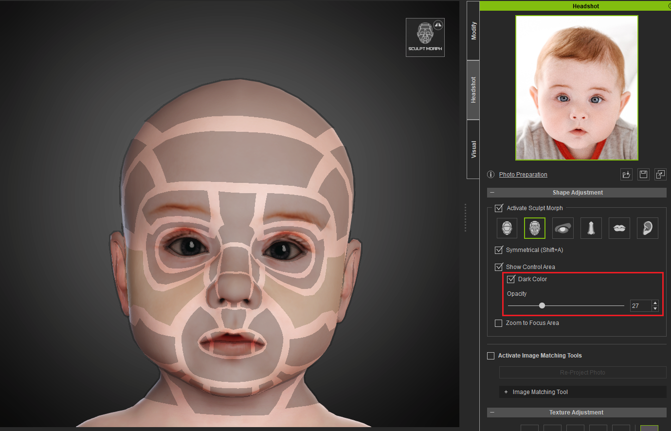 headshot plugin for character creator