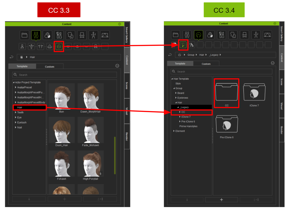 hair for character creator 3