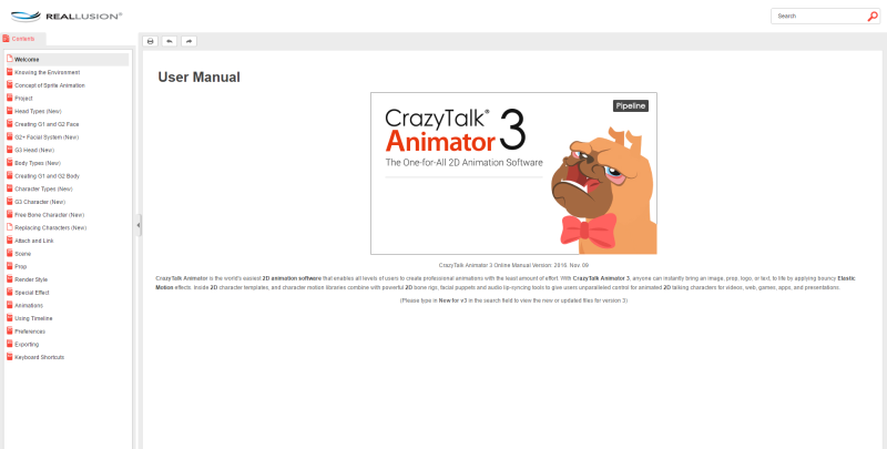 import crazytalk 7 character into website