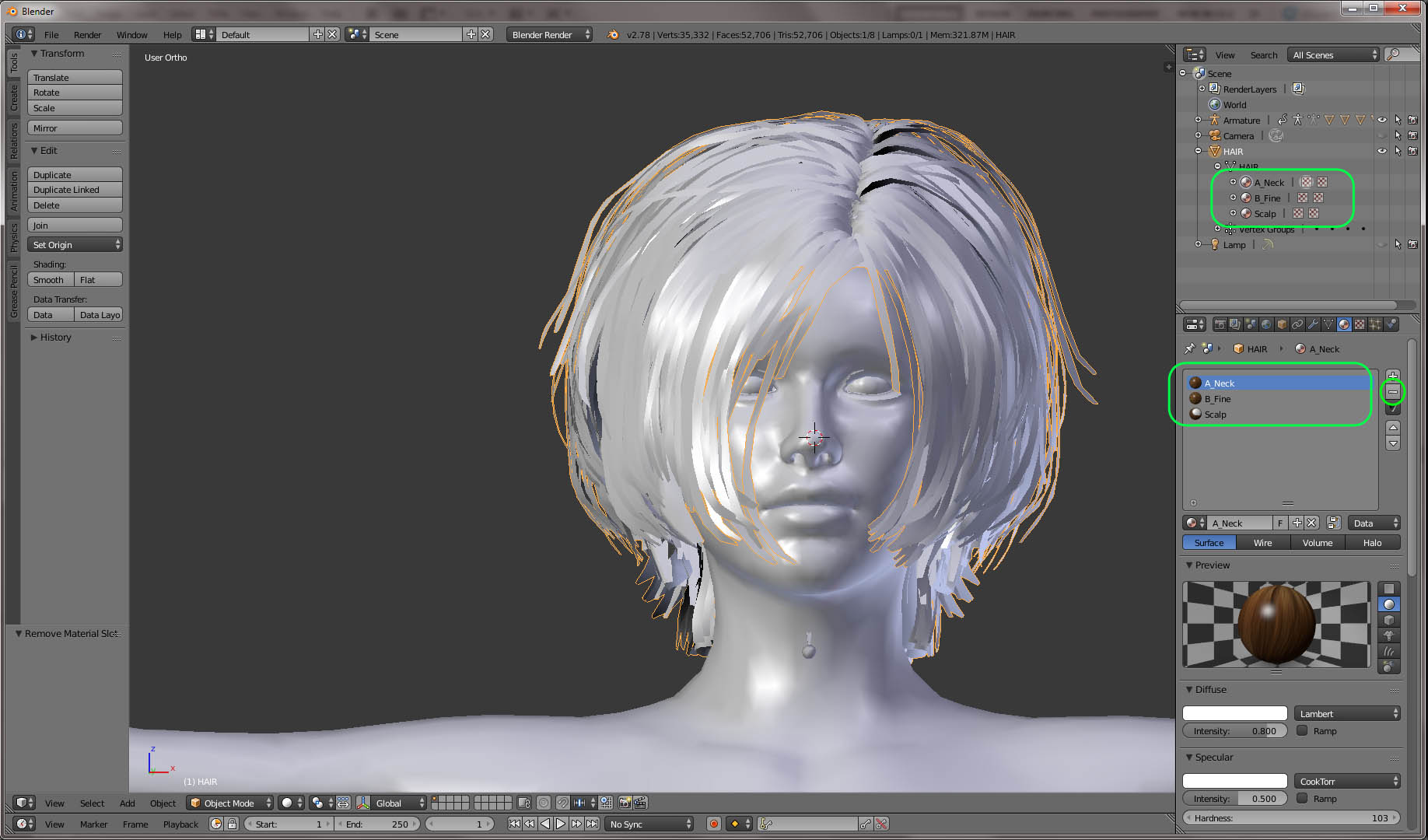 daz to blender hair