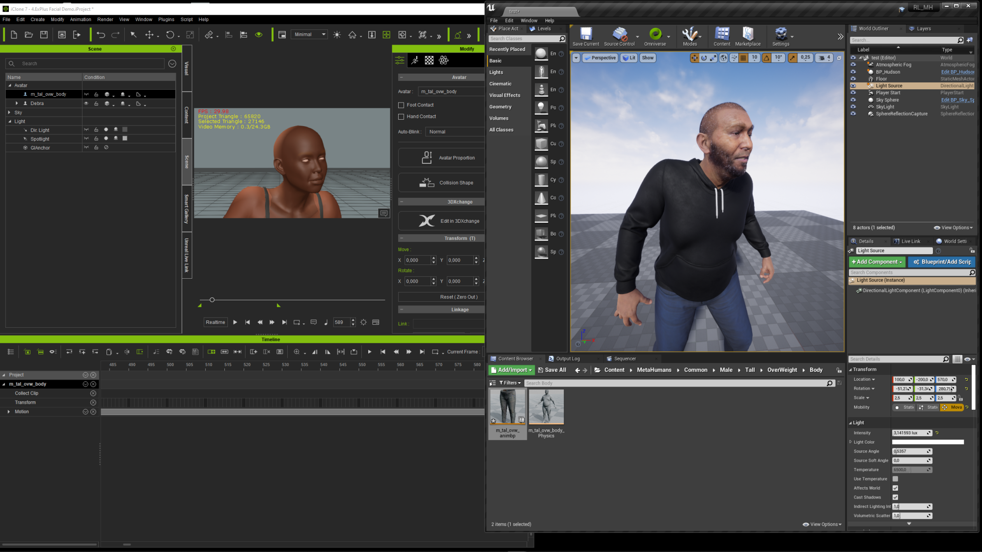 iclone live link unreal 4.26