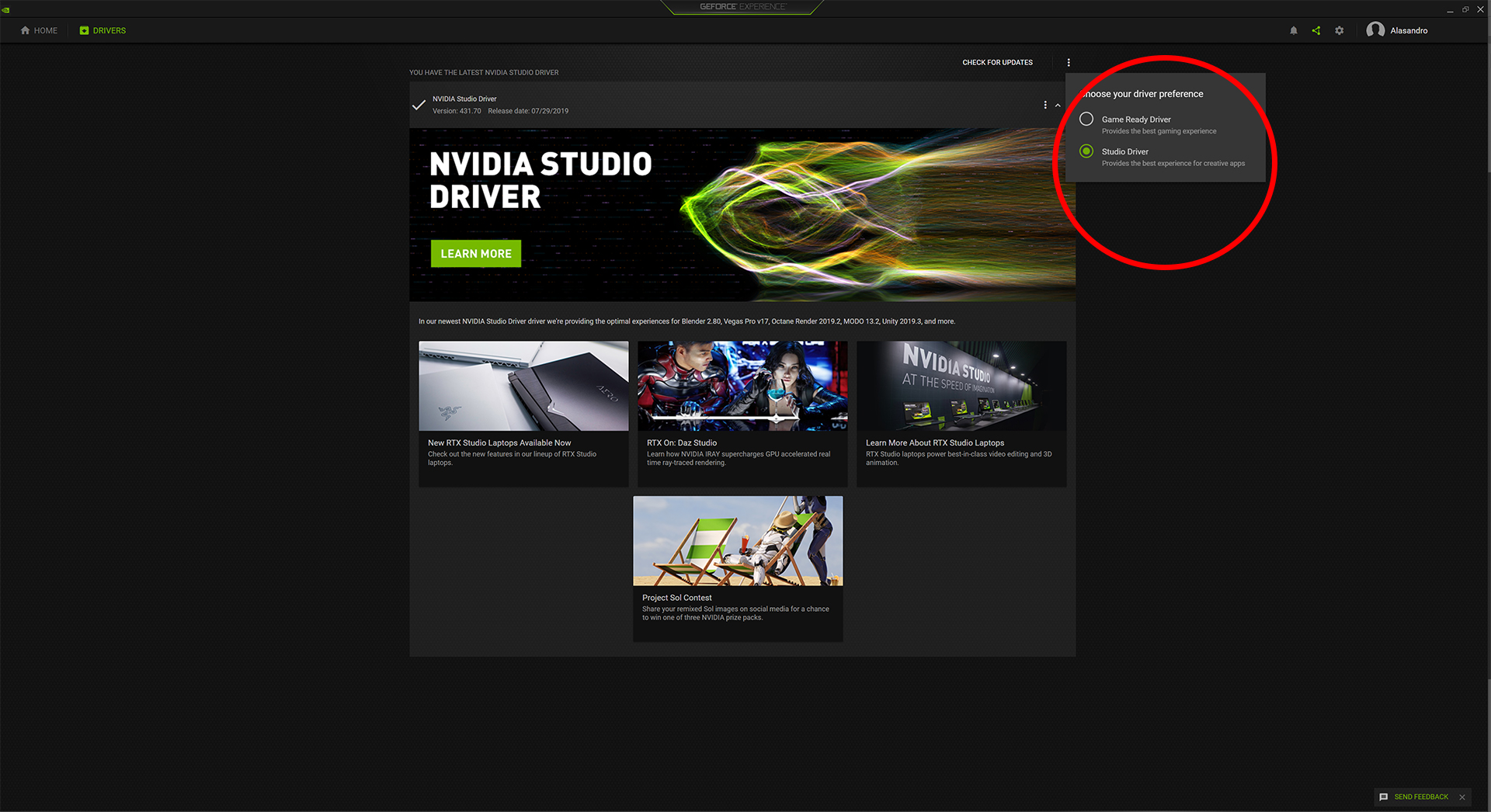 Nvidia driver online 436.02