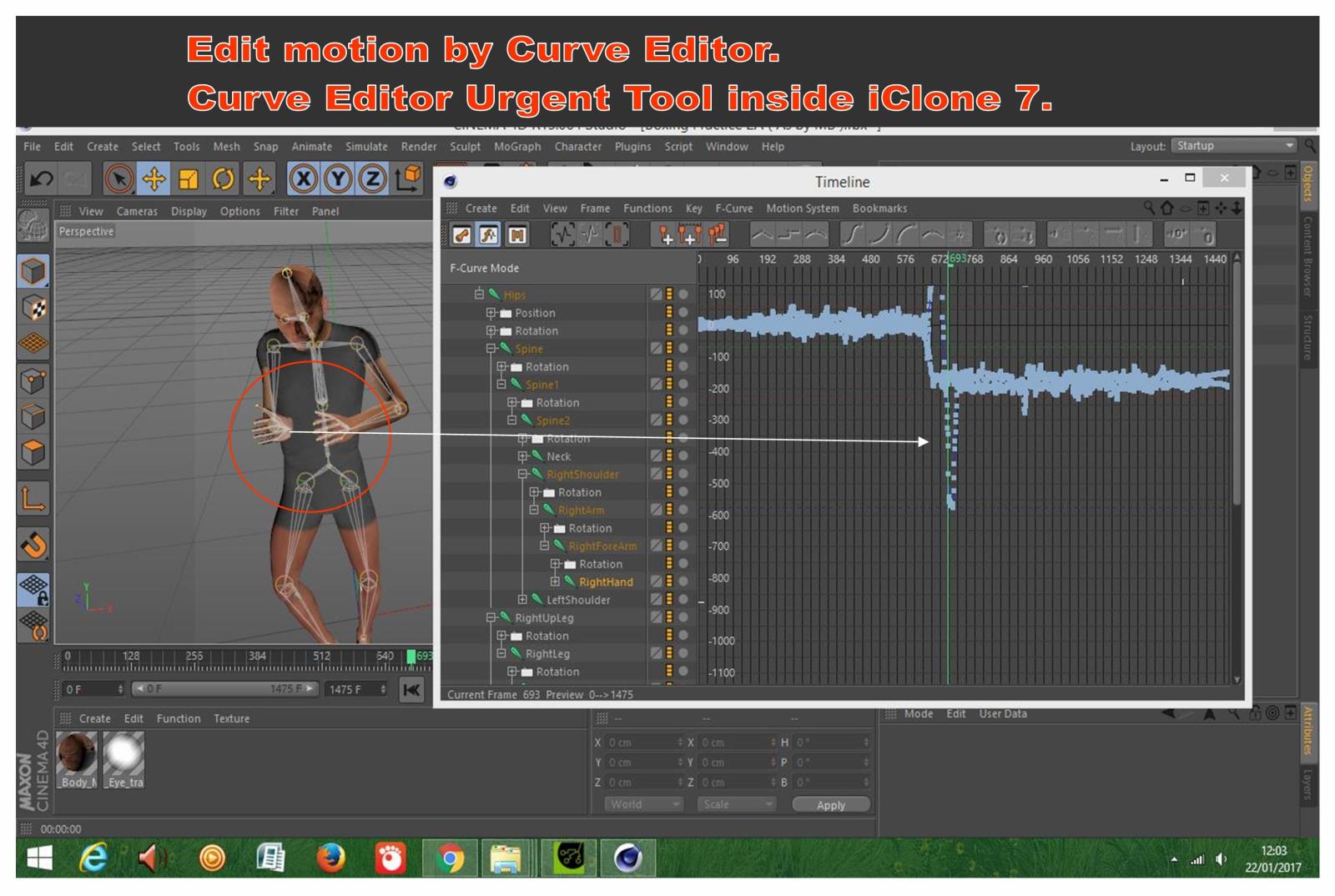 curve editor iclone