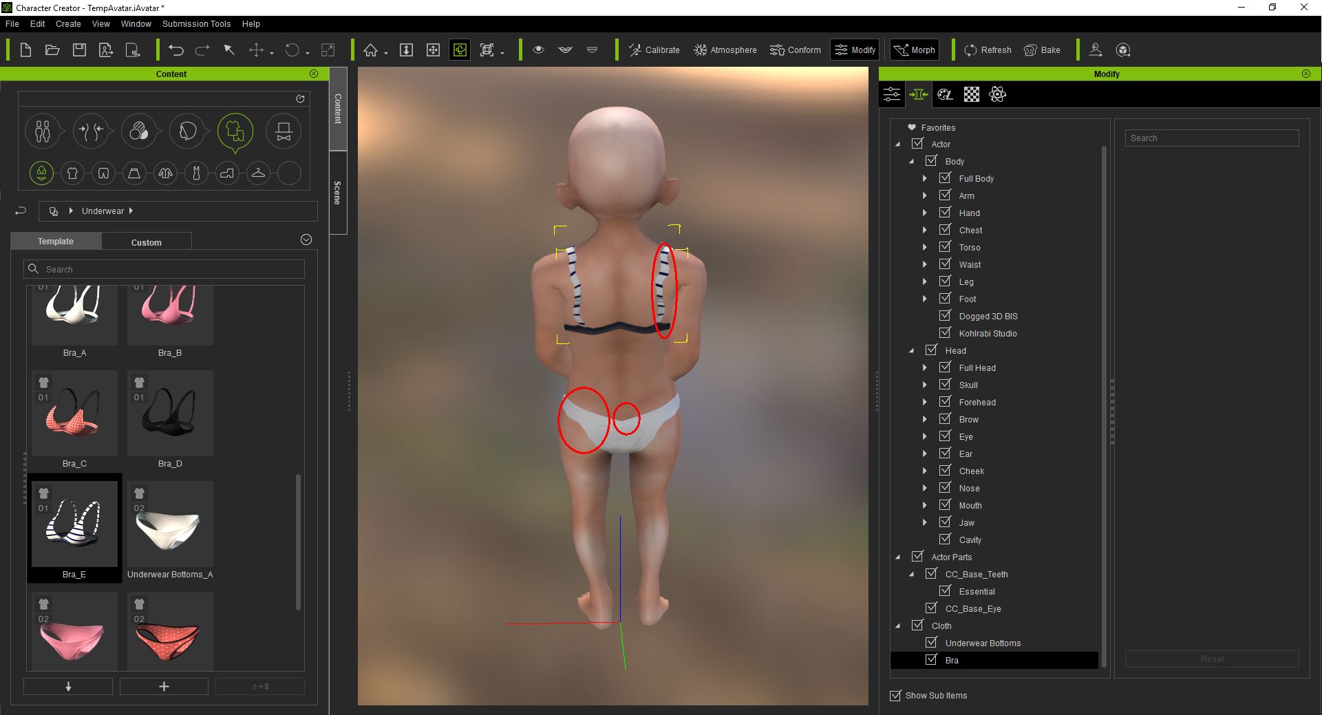 Female Swimsuit + Material (4K) + Marvelous / CLO 3D+Blender + FBX + OBJ