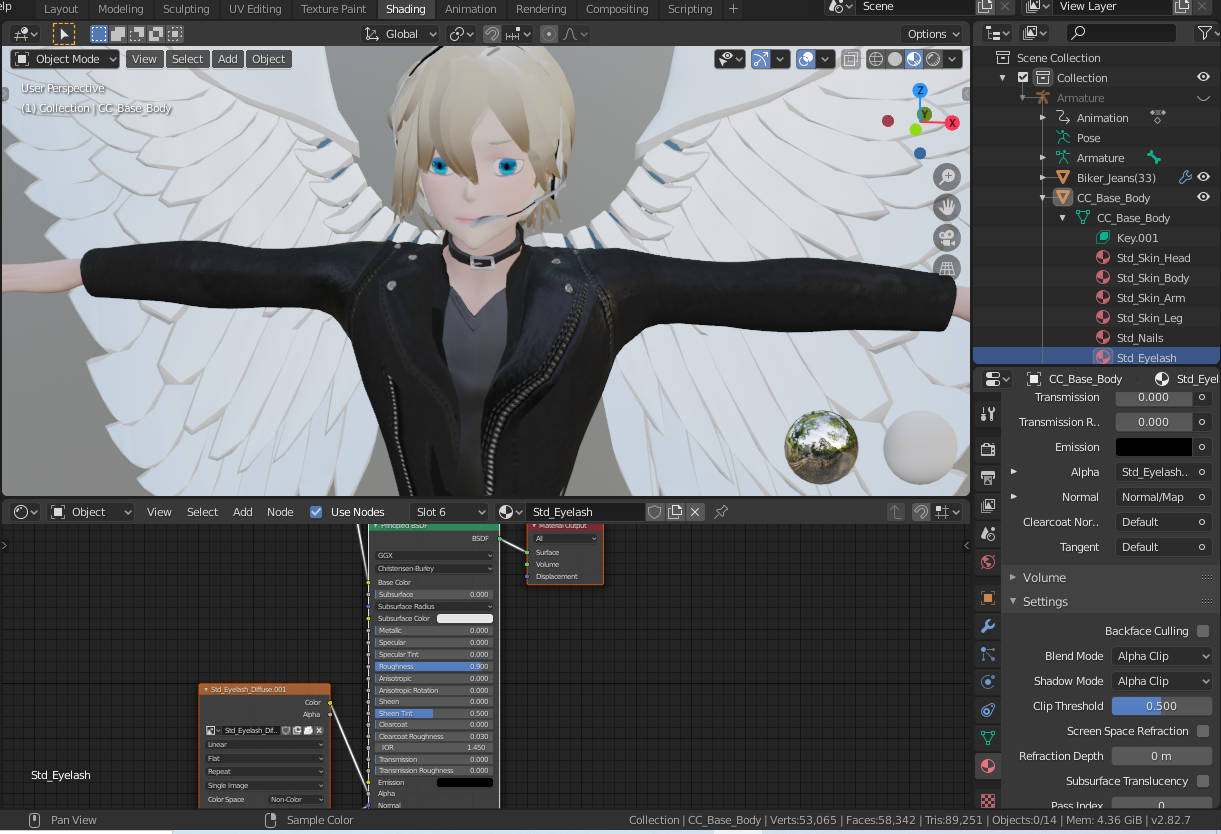 blender 3d animation software angel