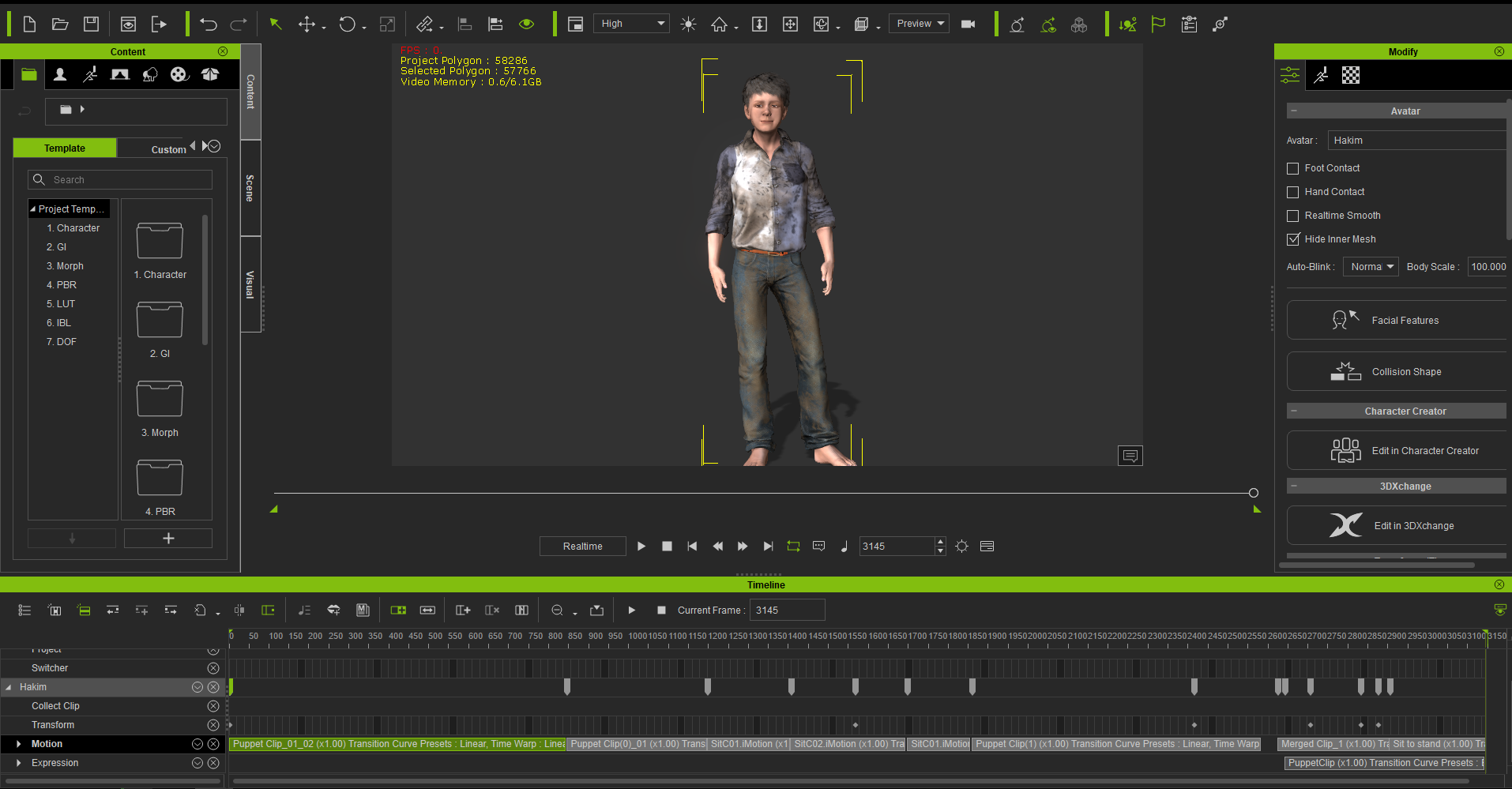 Программа хай. Character creator 4 Export. 3dxchange.v7.6.Pipeline. Character creator 3.