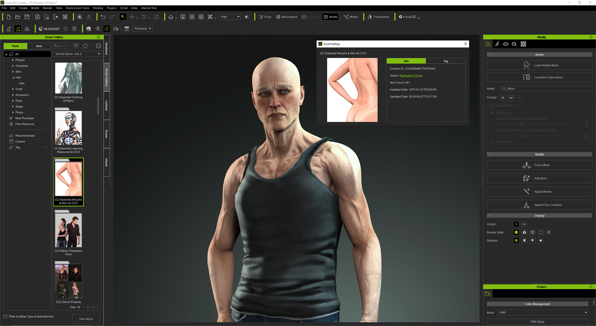 iclone character creator 3