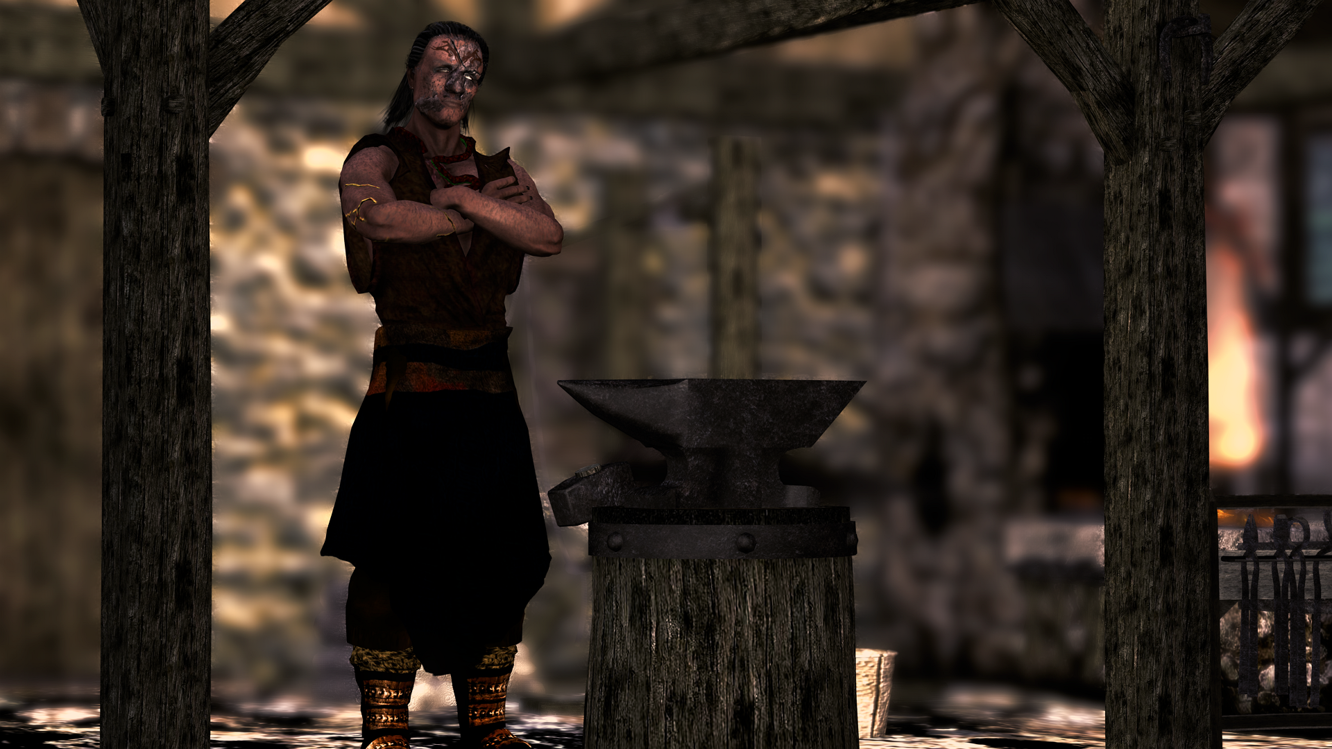 angry giant blacksmith
