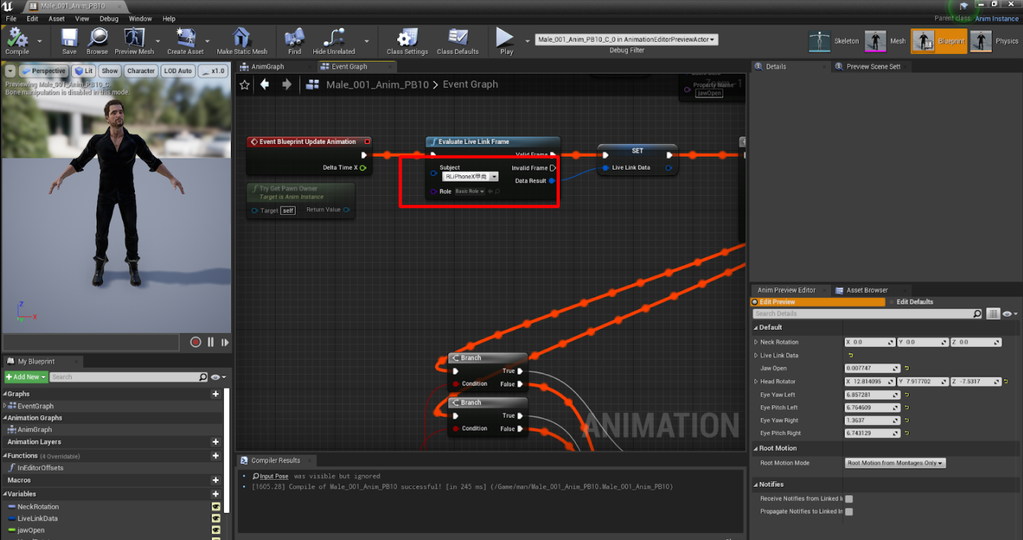 make a charecter and animate it and import to unreal