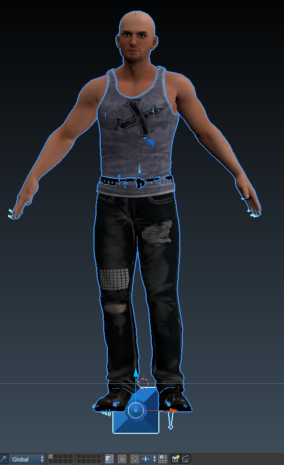 Rig in T pose and mesh in A pose after import - Daz 3D Forums